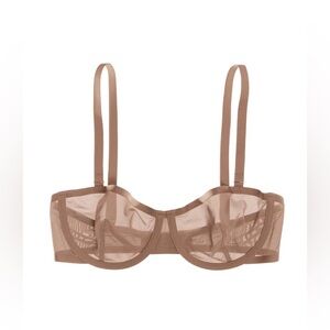 CUUP The Balconette Mesh Bra in Taupe 32B- Still Full Price